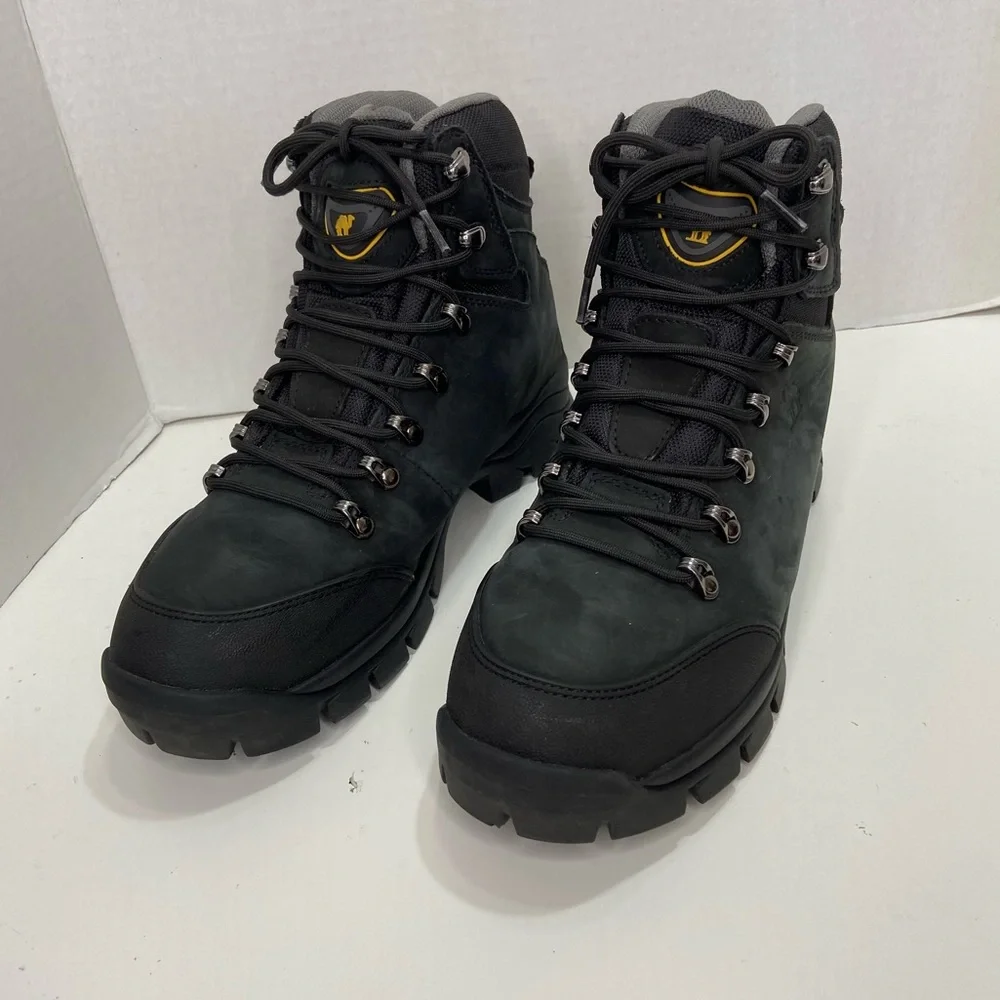 CAMEL CROWN Outdoor Mid Hiker Leather Boots New